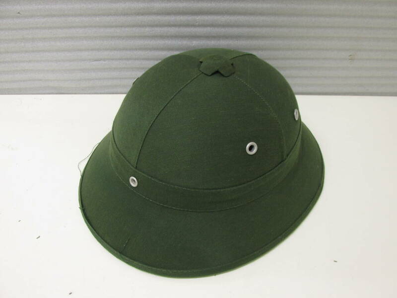 ◆ ベトナム軍 グリーン 緑 サンヘルメット レプリカ フリーサイズ /6631SA-J