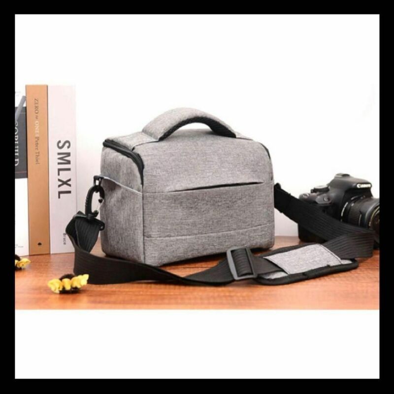 カメラバッグ カメラケース ショルダーバッグ 高品質 鞄　グレー　灰色