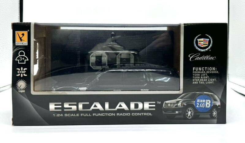 Cadillac ESCALADE 1/24 キャデラック エスカレード ラジコン☆R/C☆GM☆ブラック☆GUOKAI