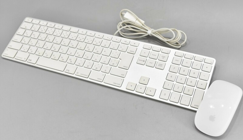 Apple アップル USB Keyboard キーボード A1243 Magic Mouse ワイヤレス マウス 2点セット A1296 テンキー RL-341G/000