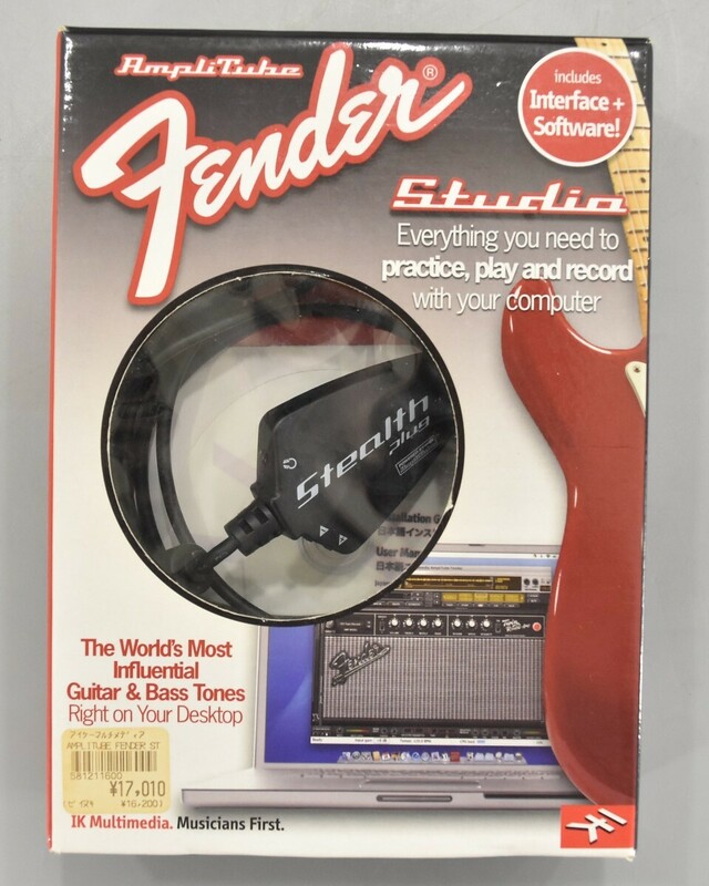 IK Multimedia ampltube ステルスプラグ オーディオインターフェイス Fender フェンダー USB変換 ギター ベース アンプ RL-344G/000