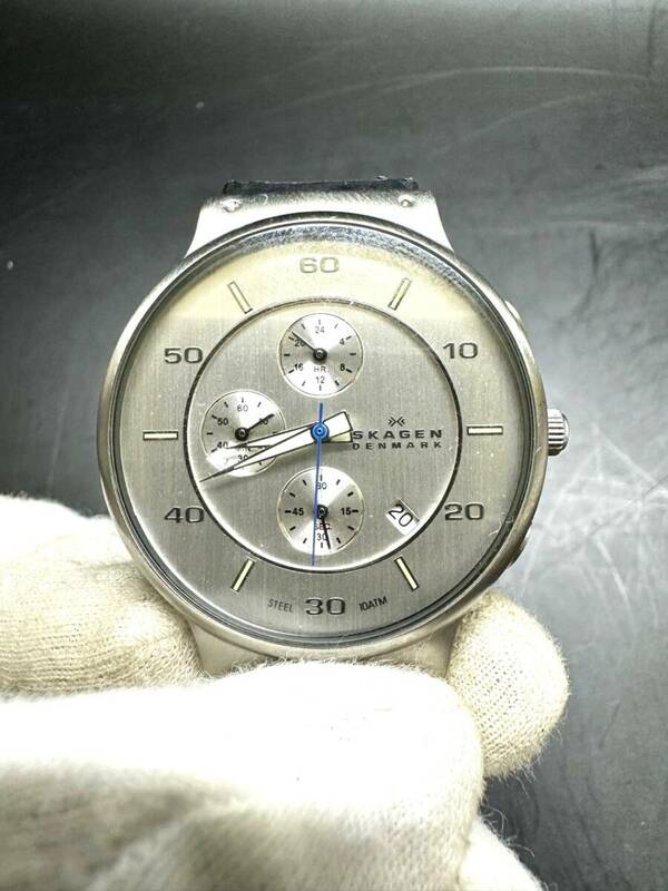 SKAGEN　スカーゲン　腕時計　メンズ　クロノグラフ　NS00189　