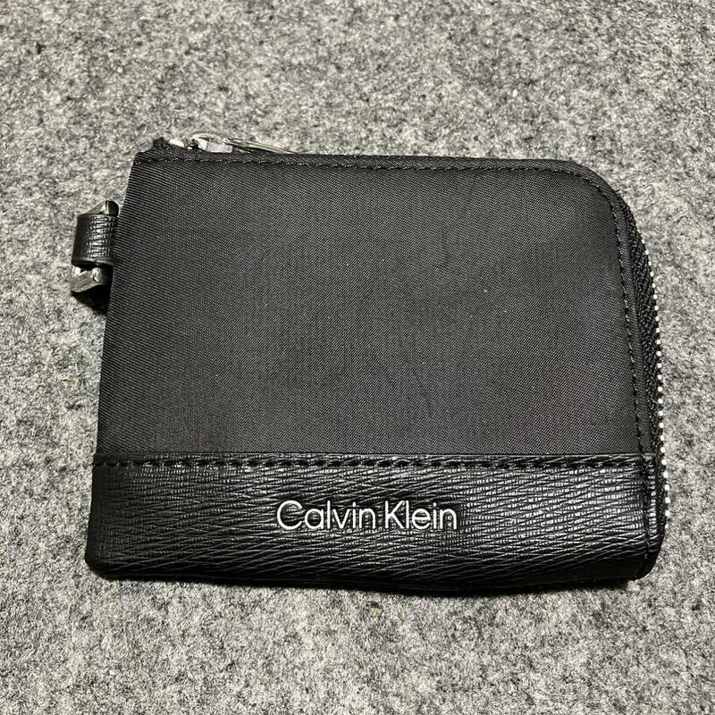 【CALVIN KLEIN / カルバンクライン】 コインケース / ミニ財布 / レザー / ナイロン / 小銭入れ