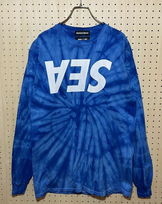 【M】GOD SELECTION XXX WIND AND SEA TIE-DYE Long Sleeve Tee ゴッド セレクション ウィンダンシー ロング スリーブ Tシャツ F511