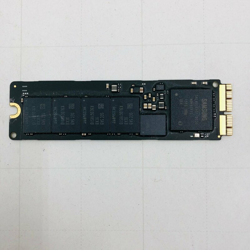 動作確認済み Apple純正 高速版 PCIe 3.0x4対応 APPLE SSD 121GB (MacBook Pro Retina， MacBook Air，Mac Pro) 消去済み