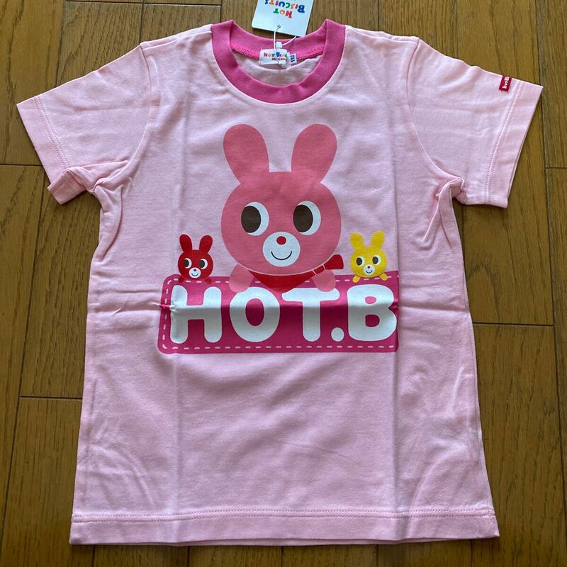 SALE 新品　ミキハウス　半袖Ｔシャツ　110 ホットビスケッツ ピンク　Tシャツ 子供服キッズ