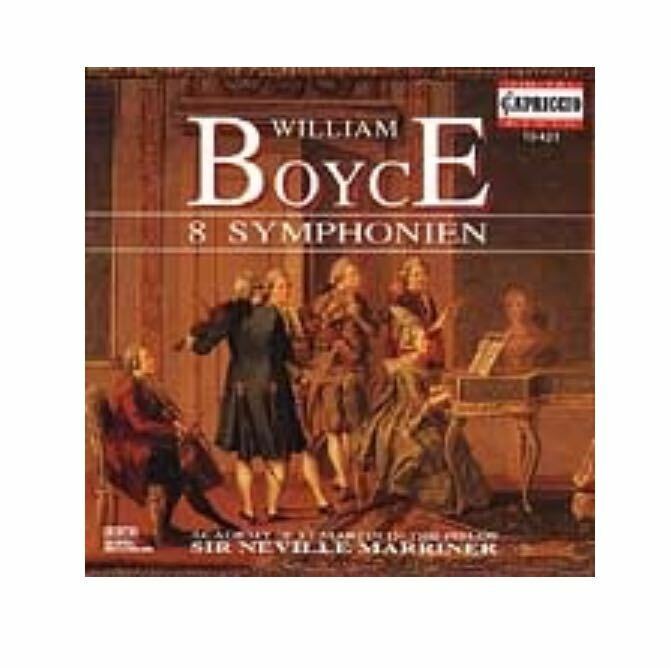 Boyce: 8 Symphonien / Marriner, Academy of St Martin ネヴィル・マリナー アカデミー室内管弦楽団 ウィリアム・ボイス クラシックCD