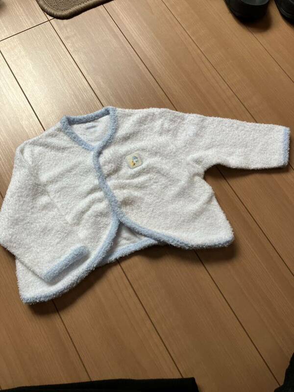 ファミリアBabygro カーディガン60〜75　着心地のいいタオル素材　冷房対策に