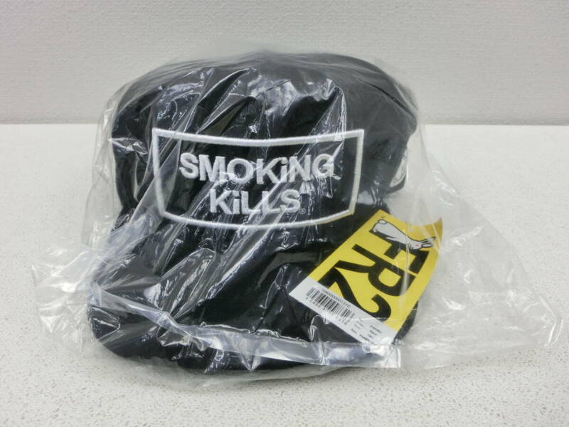 ite/439722/0430/FR2 x BiSH　キャップ 帽子　SMOKiNG KiLLS/サイズF/未開封品