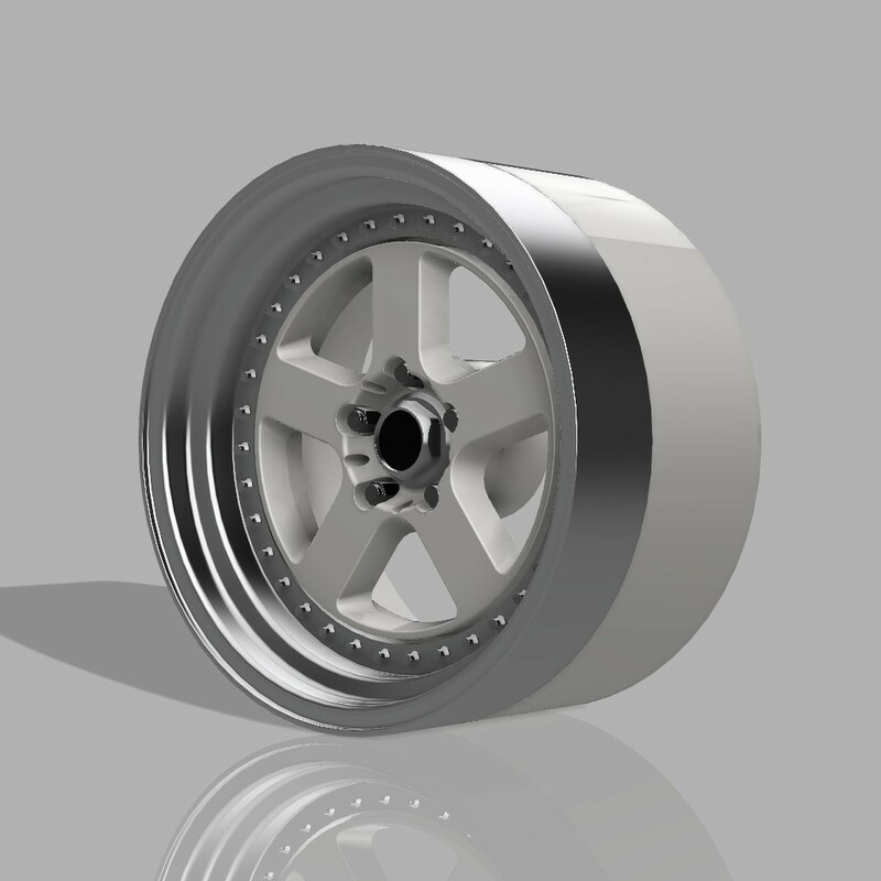 1/24 プラモデル ホイール C5C改タイプ