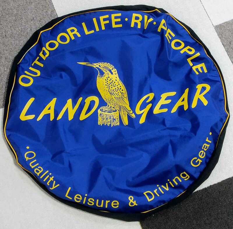 スペアタイヤカバー　LAND GEAR　 OUTDOOR LIFERVPEOPLE　Quality Leisure & Driving Gear　新品未使用自宅保管品