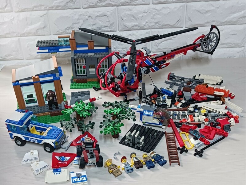 レゴ LEGO ブロック レゴブロック パーツ　レスキュー　ヘリコプター　車　