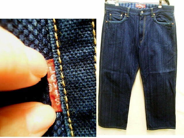 ◇即決[L]Levi's×JUNYA WATANABE MAN別注 15SS 503 刺し子 道着 アンクルカット WO-P201 パンツ■93