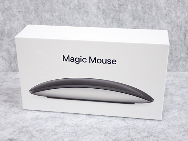 【中古 良品】Apple Magic Mouse ブラック Multi-Touch対応 マジックマウス ワイヤレスマウス 本体 MMMQ3J/A(PDA790-4)