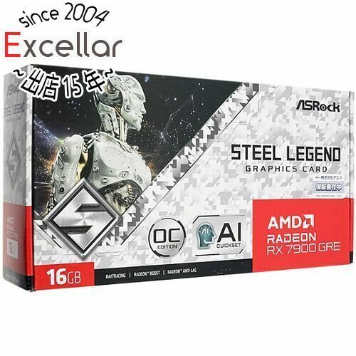ASRock製グラボ Radeon RX 7900 GRE Steel Legend 16GB OC PCIExp 16GB [管理:1000027933]