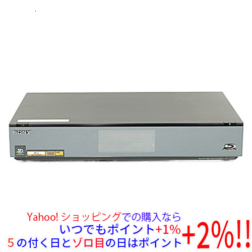 【中古】SONY ブルーレイディスクレコーダー BDZ-AX2000 リモコンなし [管理:1150015676]