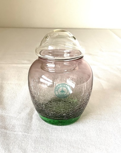 アンティーク　KITAICHI GLASS 北一硝子　オリジナル　ガラス　花瓶　レトロ