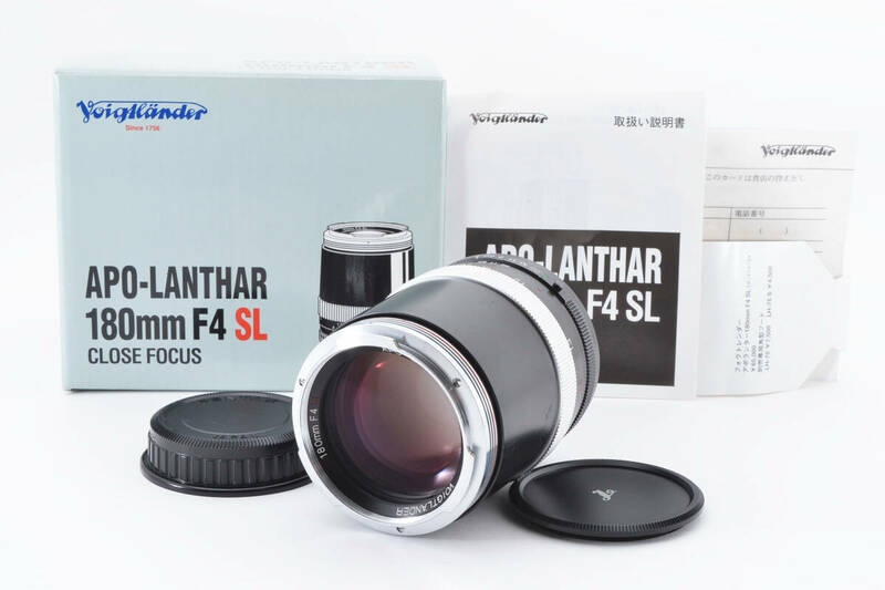 整備済 元箱付 ★極上美品★ Voigtlander フォクトレンダー APO-Lanthar 180mm F4 PENTAX ペンタックス (2810)
