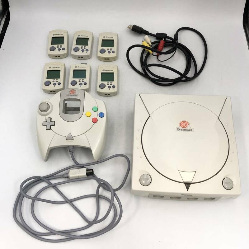 HKT-7100【Dreamcast】ドリームキャスト SEGA セガ ビジュアルメモリ ゲーム機 本体 コントローラー HKT-7700