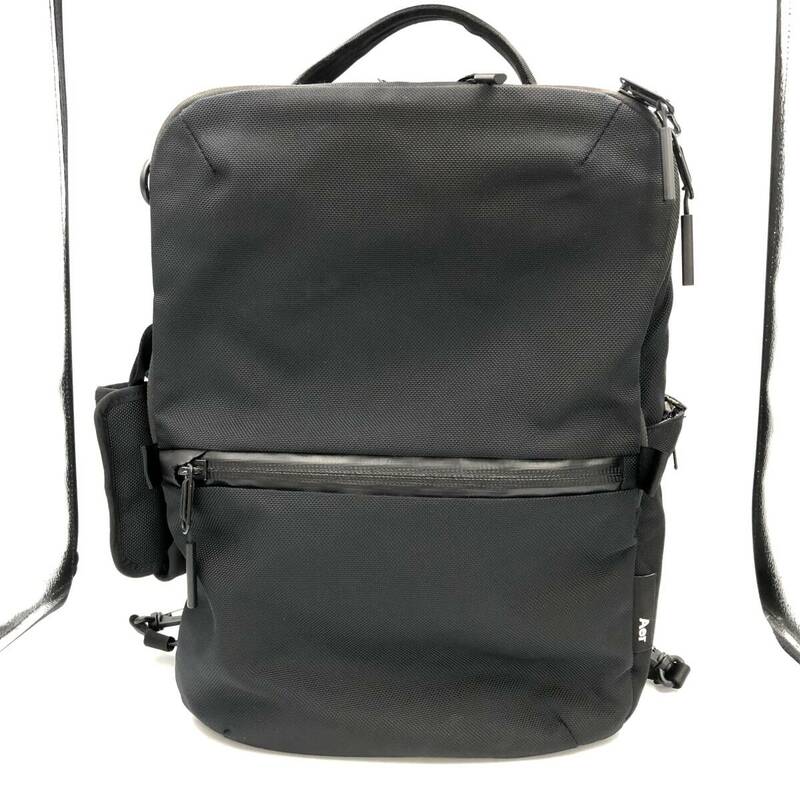 【Aer】エアー 2WAY リュックサック ハンドバッグ ブラック 黒色 メンズ バッグ 鞄 ビジネスバッグ