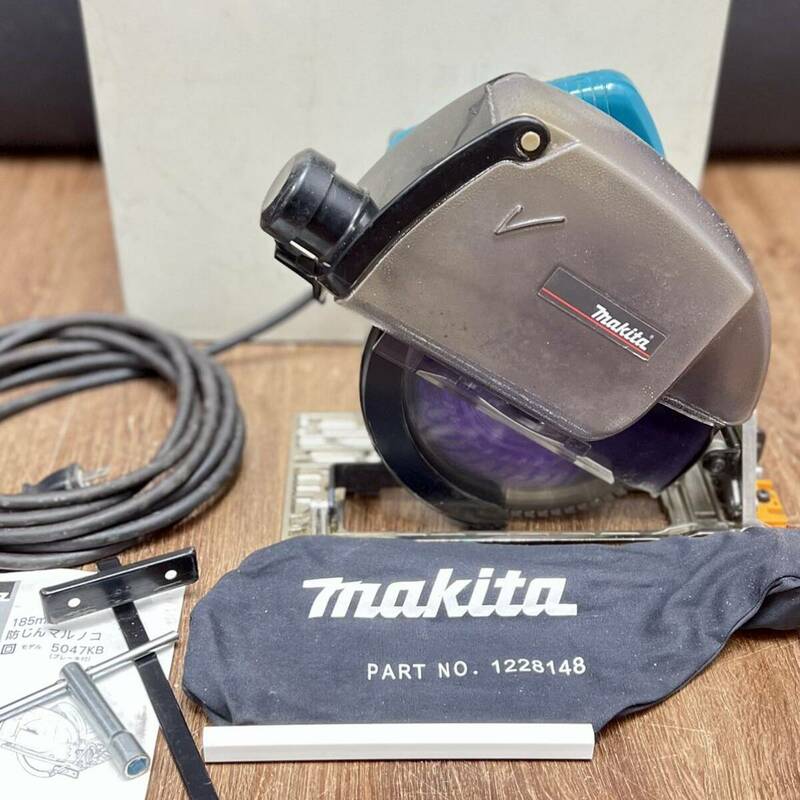 動作品■マキタ 185mm 防じんマルノコ サイディングカッター makita 100V 50/60Hz 電動工具 5047KB 中古品■兵庫県姫路市発 A6