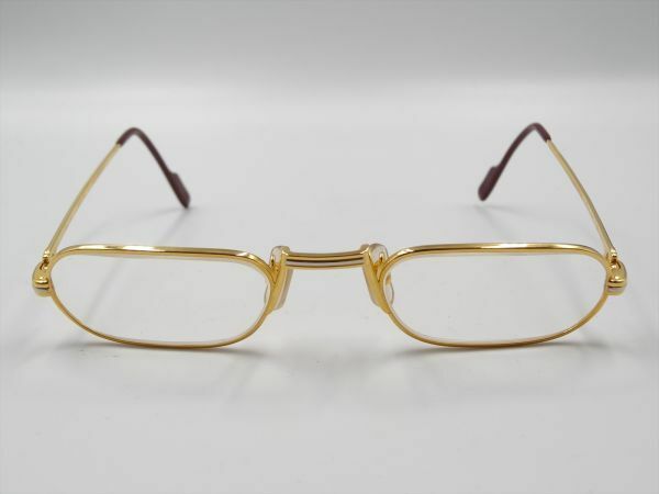 18077Bg Cartier カルティエ 眼鏡 メガネ アイウエア 度入り トリニティ 130mm