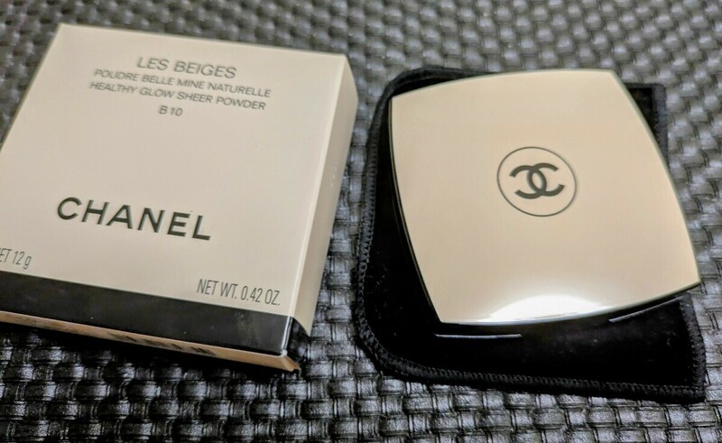 【ほぼ新品】定価8204円　 CHANEL　コンパクト　ファンデーション　シャネル レ ベージュ ヘルシー グロウ パウダー B10 プレストパウダー