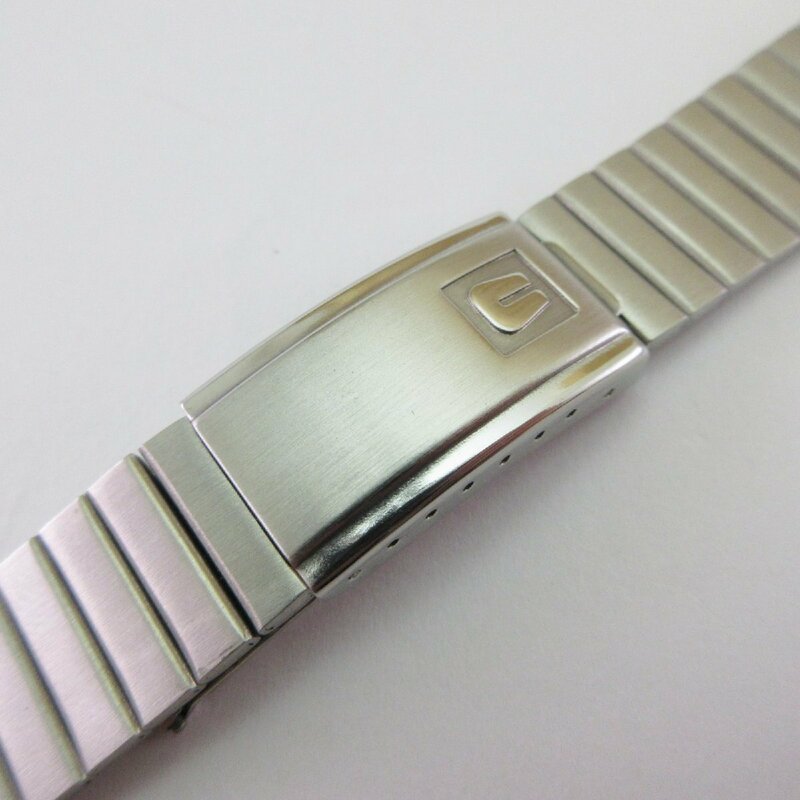UNIVERSAL GENEVE Bracelet 0474 / ユニバーサルジュネーブ 純正 ブレスレット ステンレス　取付幅18mm 全長約17,5㎝