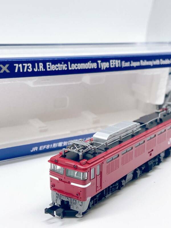 N35865G●【美品・付属品完備】TOMIX トミックス Nゲージ 7173 JR EF81形電気機関車（JR東日本仕様・双頭形連結器付） 鉄道模型