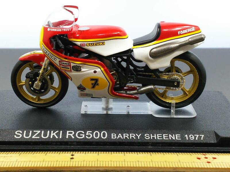 1/24 少し難有り チャンピオンバイク #6 SUZUKI RG500 BARRY SHEENE 1977 バリー・シーン スズキ 送料410円 同梱歓迎 追跡可 匿名配送