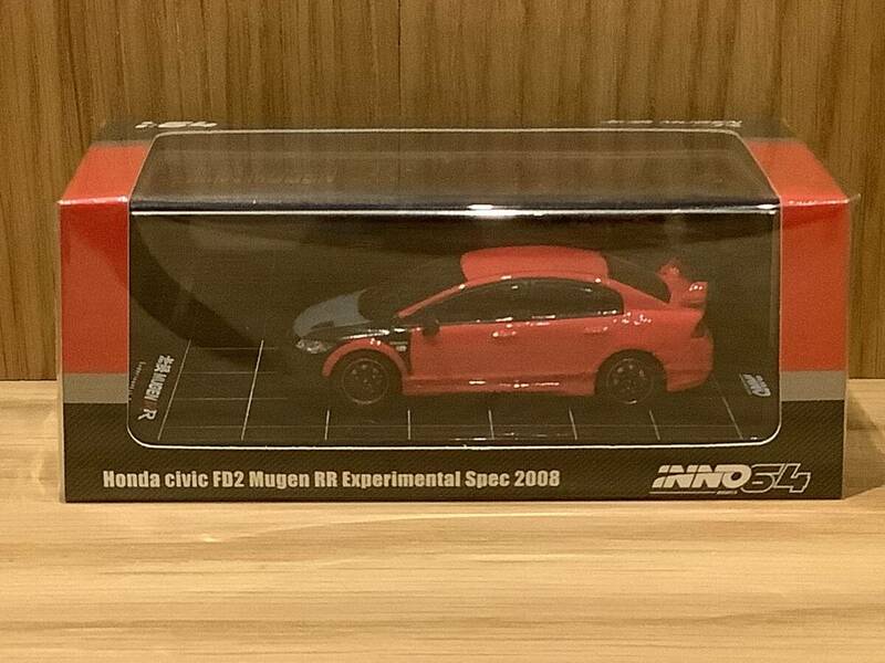 未開封 INNO64 1/64 ホンダ シビック タイプR FD2 無限 RR 2008年 エクスペリメンタルスペック