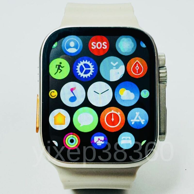 【2024最新型】Apple Watch Ultra2 代替品 スマートウォッチ 大画面 Ultra スマートウォッチ Android 通話 スポーツ 音楽 血中酸素 多機能 
