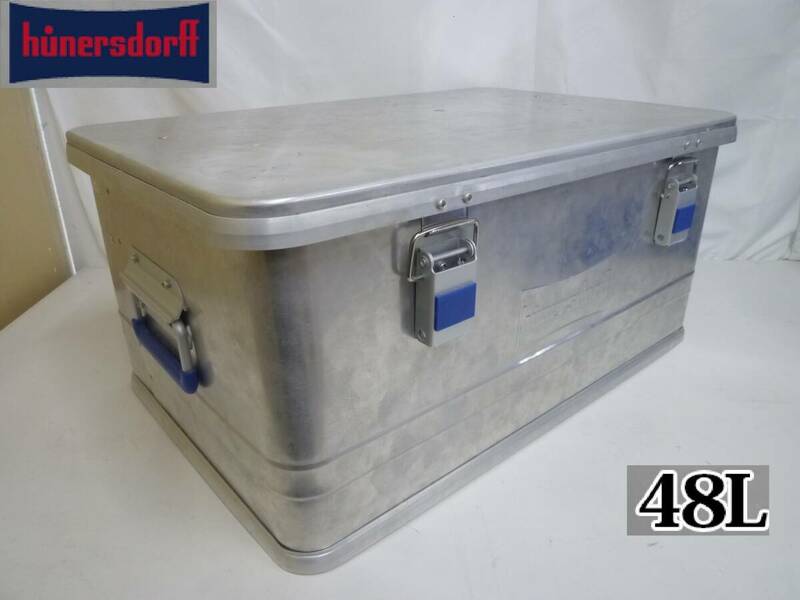 『中古品』hunersdorff/ヒューナースドルフ アルミニウムプロフィーボックス48Ｌ Aluminium Profi Box