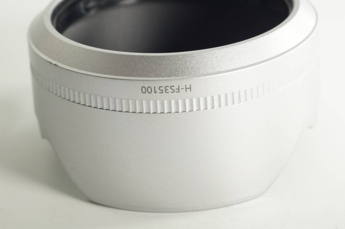 025『とてもキレイ』Panasonic G VARIO 35-100mm F4.0-5.6 ASPH.MEGA O.I.S. シルバー用 レンズフード