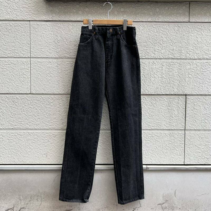 90s USA製 ラングラー ブラックデニム デニムパンツ ジーンズ Wrangler 13MBKG アメリカ製 古着 vintage ヴィンテージ 美品 先染め 黒