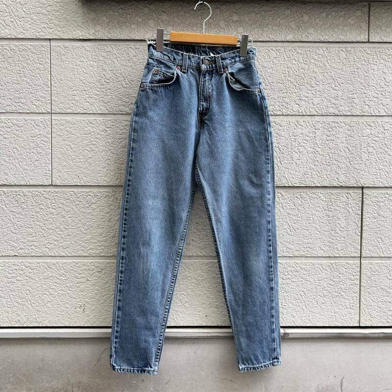 90s USA製 リーバイス デニムパンツ ジーンズ テーパード Levi's 10962 レディース アメリカ製 古着 vintage ヴィンテージ Sサイズ