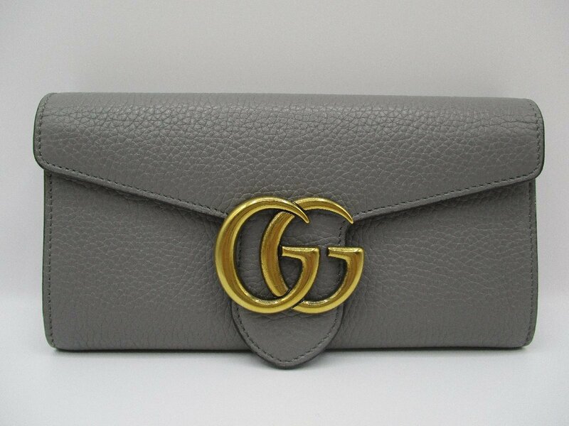 【極美品】グッチ　GUCCI　GGマーモント　長財布