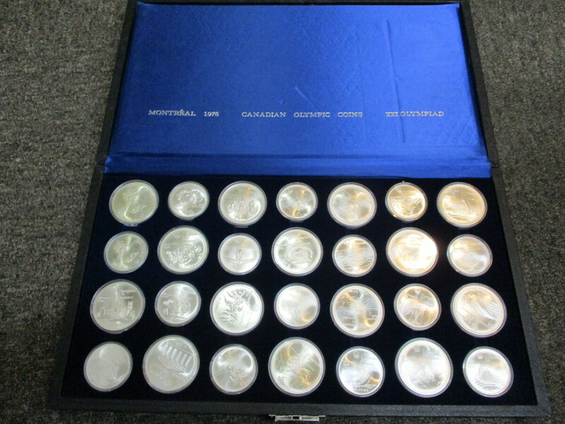 全28種　1976年第21回　カナダ モントリオールオリンピック記念銀貨　SV925　10ドル・5ドル
