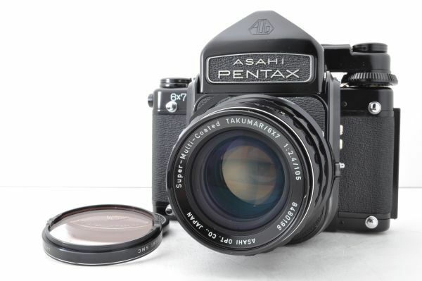 【美品】PENTAX 6x7＋105mm f2.4レンズセット 露出計不動 #i21