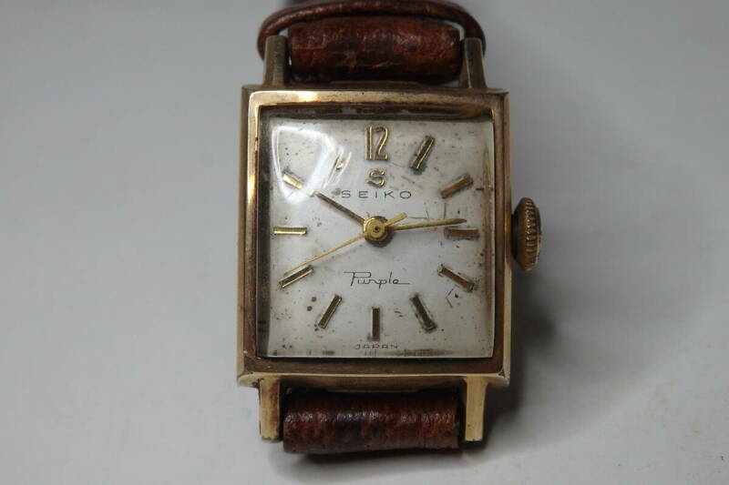 【友】中古品 稼働品 SEIKO セイコー 手巻き レディース 腕時計 14K FRONT 14K GOLD FILLED BACK 機械式 腕時計