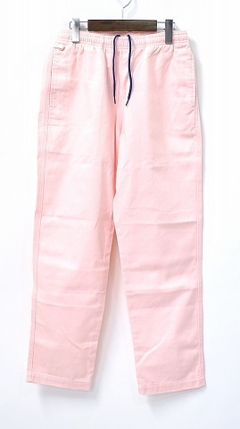 THREE FACE　(スリーフェイス)　 EASY PANTS 　コットン イージーパンツ PINK S スラックス トラウザー ボトム