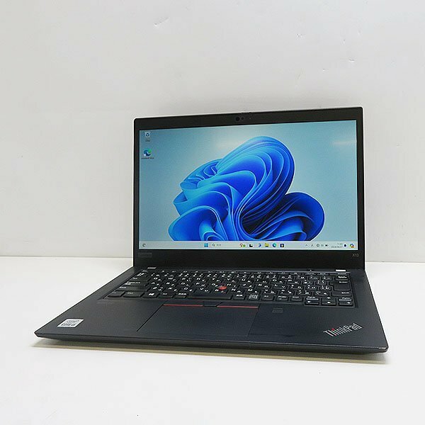 ▽Lenovo ThinkPad X13【Core i5-10210U/メモリ16GB/SSD256GB (NVMe) /Win11-Pro/Webカメラ/AC付属】