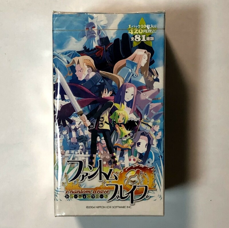 新品未開封　ファントム・ブレイブ トレーディングカード　1box