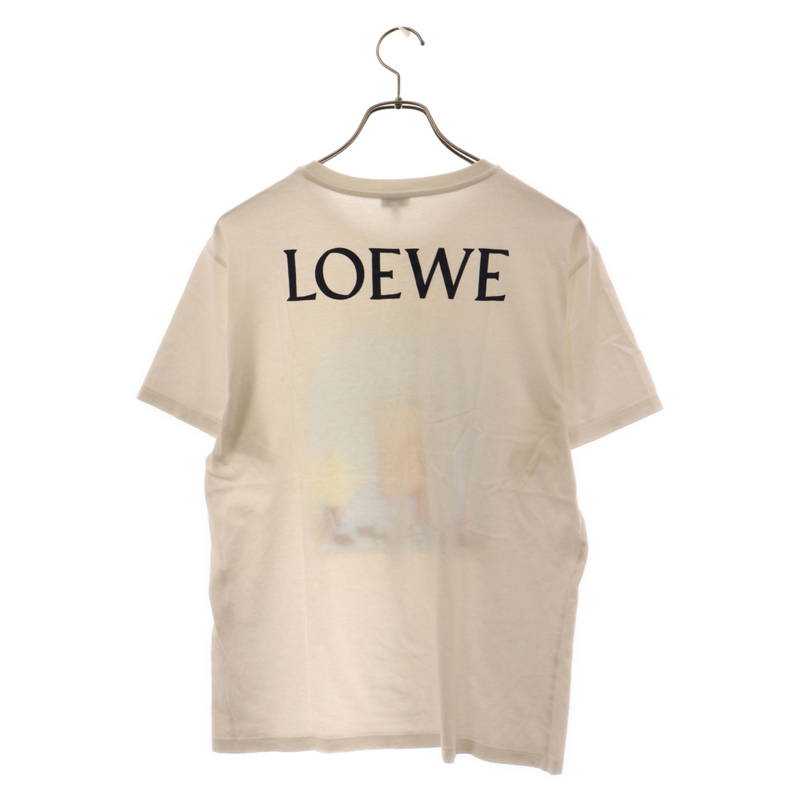 LOEWE ロエベ 19SS Window T-shirt クルーネック 半袖Tシャツ カットソー ホワイト H6299720SI