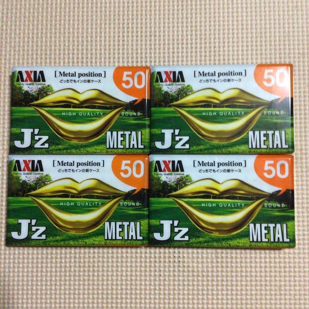 AXIA J'Z METAL 50 メタルポジション　カセットテープ4本セット【未開封新品】■■