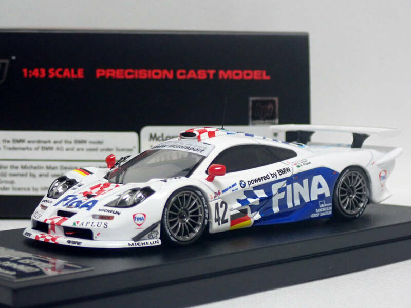 HPI racing 1/43 Mclaren マクラーレン F1 GTR FINA #42 1997 Le Mans ルマン 8171