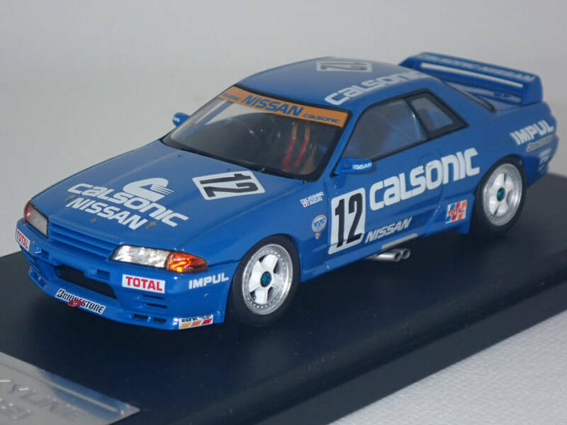 HPI racing 1/43 R32 GT-R カルソニック CALSONIC スカイライン SKYLINE #12 1990 JTC 8085