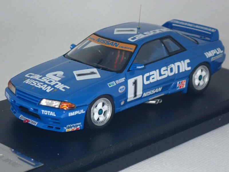 HPI racing 1/43 R32 GT-R カルソニック CALSONIC スカイライン SKYLINE 1991 JTC #1 8086
