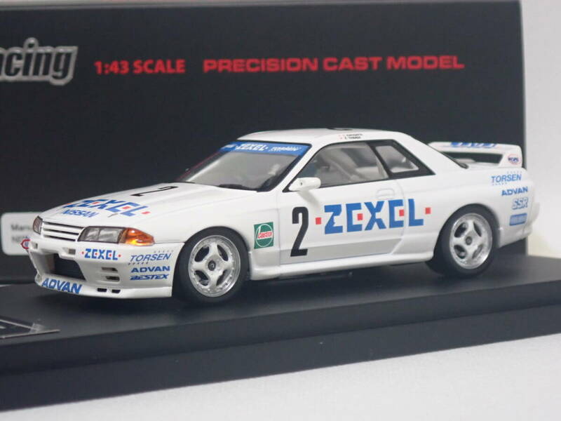 HPI racing 1/43 ZEXEL ゼクセル SKYLINE スカイライン GT-R R32 #2 1992 N1 8140