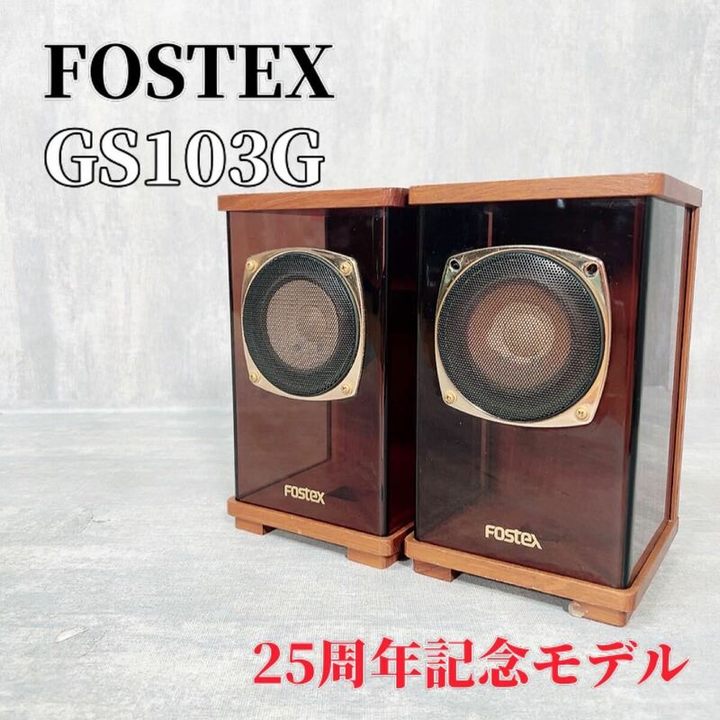 Z027 激レア FOSTEX GS103G 25周年記念モデル スピーカー